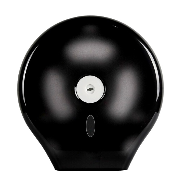 Grey Plastic Jumbo Roll Toilet Tissue Dispenser